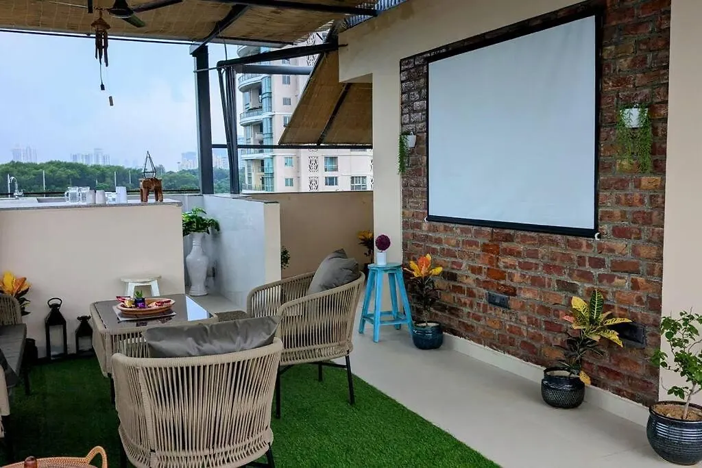Apartmán Canopy Haven - Terrace Living With Forest View Gurgáon Indie