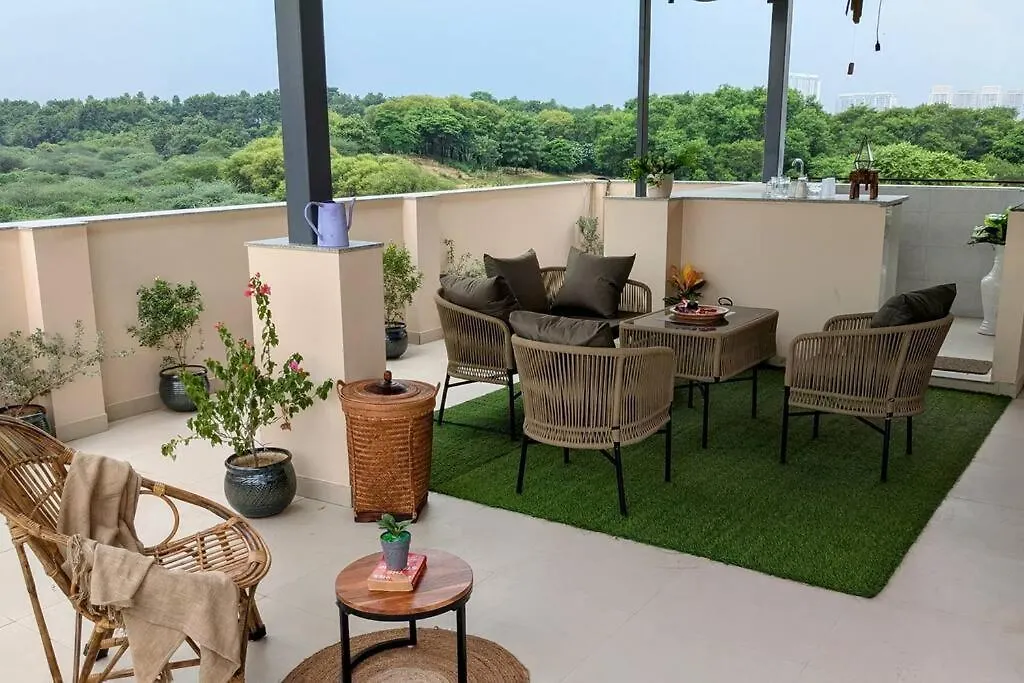 古尔冈Canopy Haven - Terrace Living With Forest View公寓 0*, 古尔冈 印度